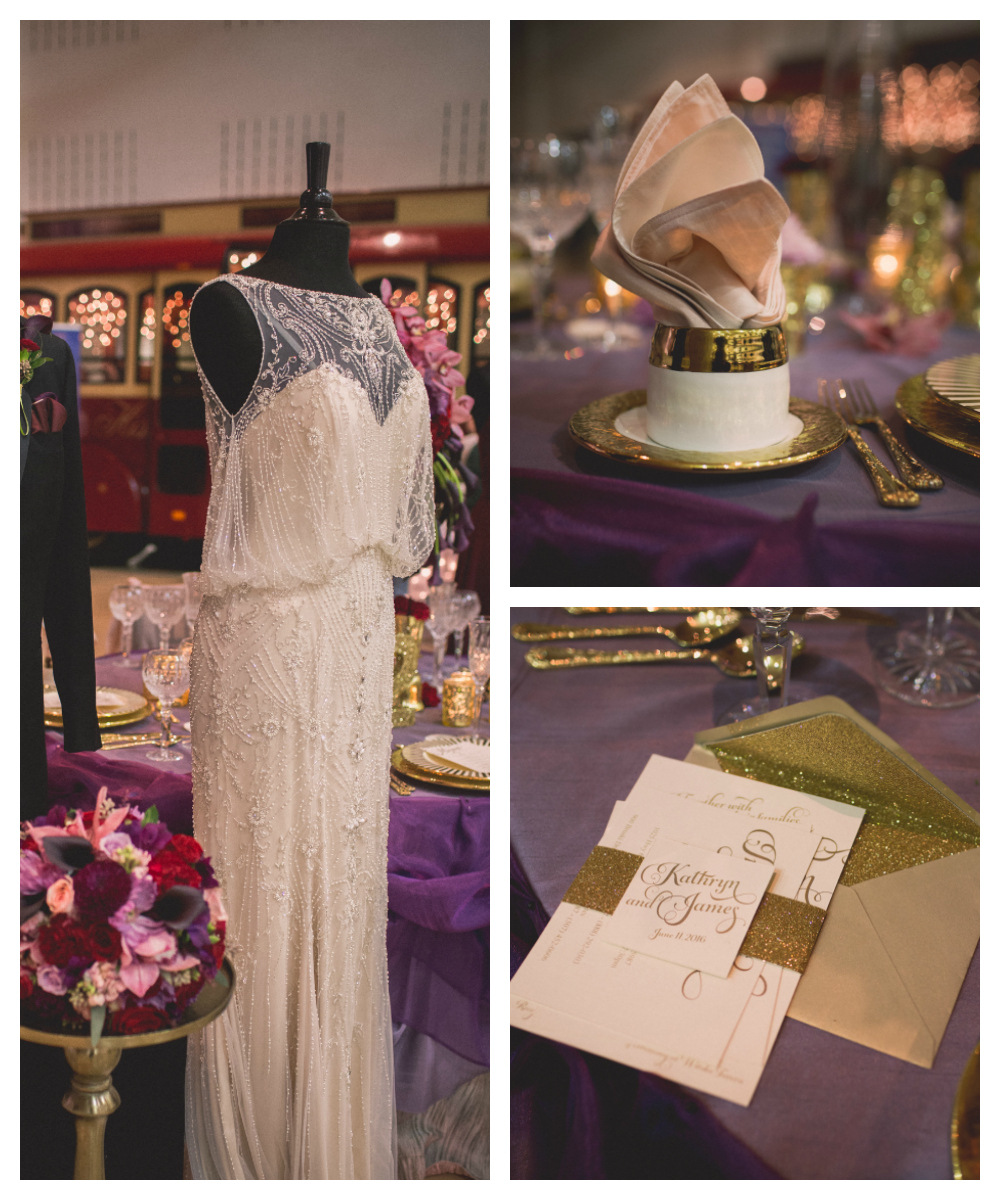 Regal, Raspberry, and Plum Wedding Theme | Seen at the La Crosse Bridal Expo | Pink Spruce Photography
