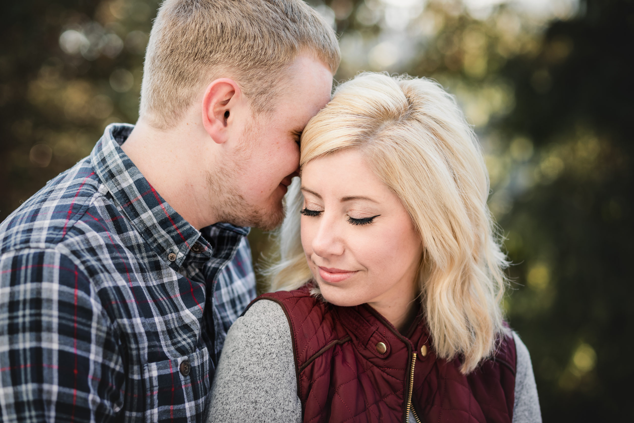 Rustic Engagement Session at Cassell Hollow Farm · Katie + Trent